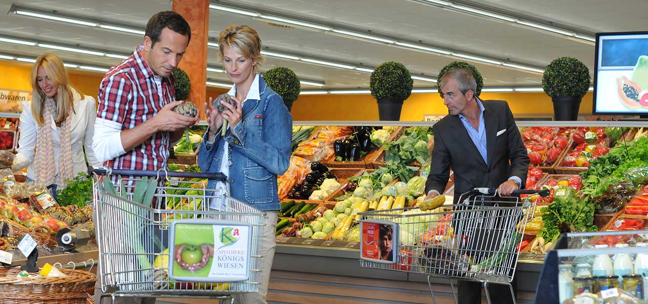 aktuelle Angebote im Supermarkt, gesund und regional